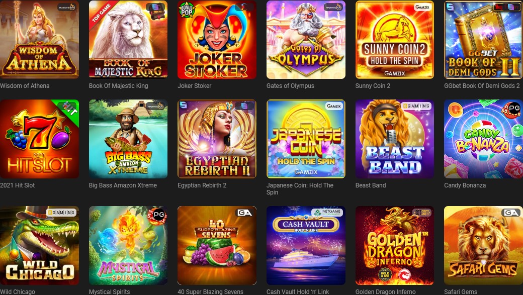 GGbet casino tragamonedas juegos de azar 